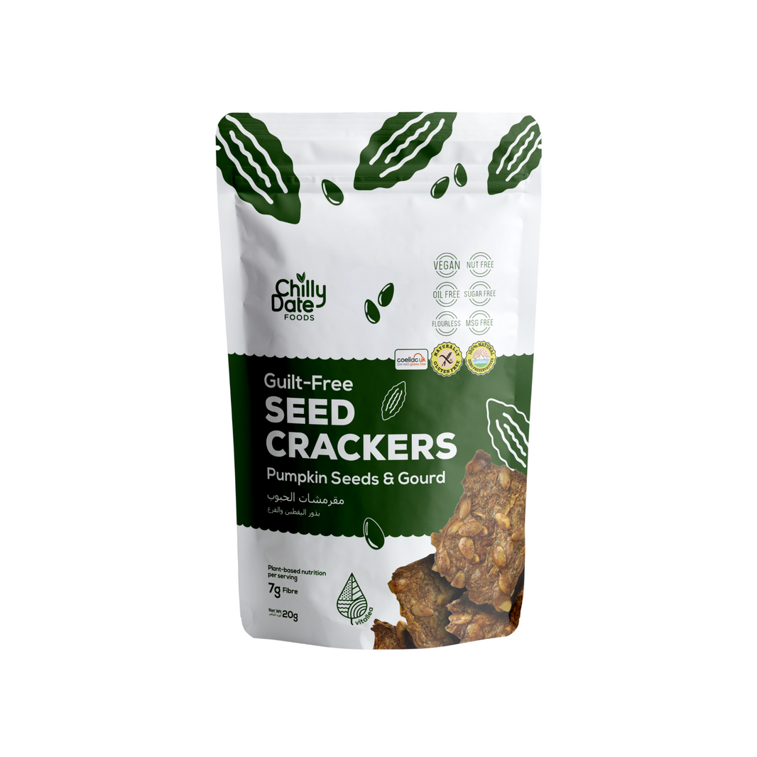 Pumpkin Seeds and Bitter-Gourd Crackers
