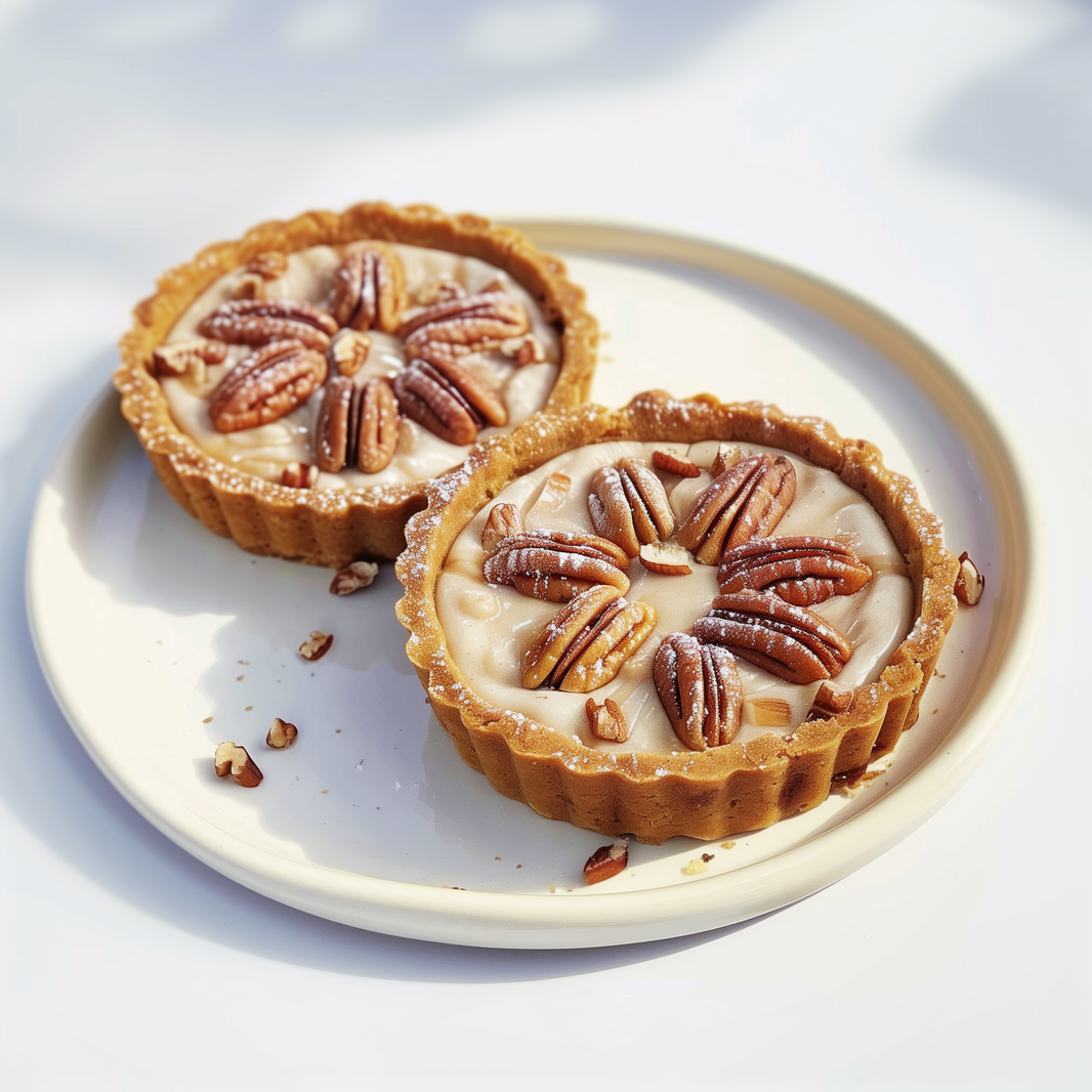 VEGAN Pecan Caramel Tart