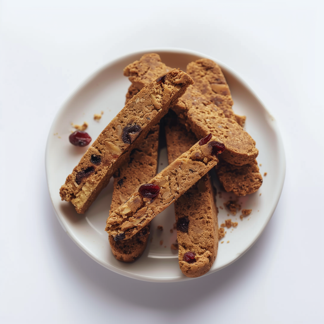 VEGAN SUGAR-FREE Cranberry Biscotti (15G*4PC)