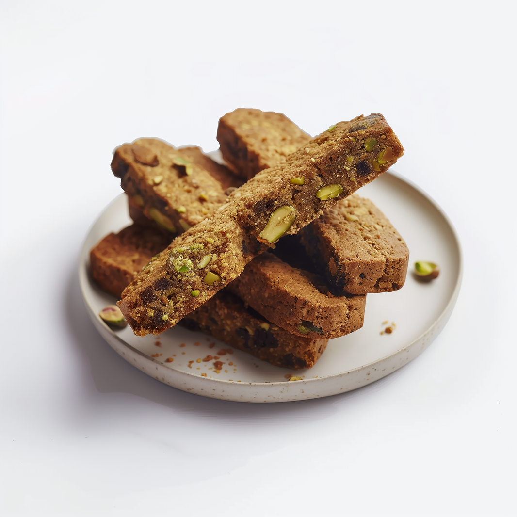 VEGAN SUGAR-FREE Pistachio Biscotti (15G*4PC)
