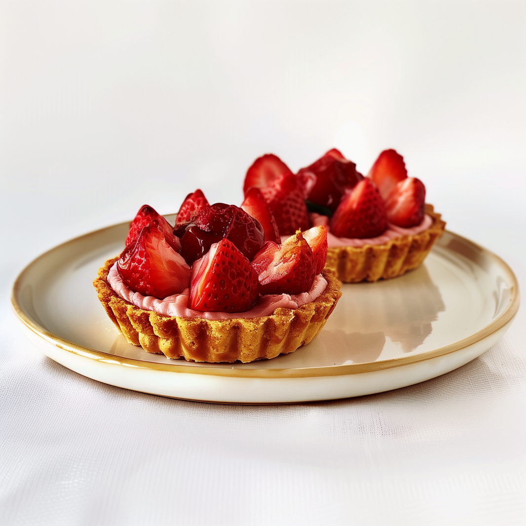 VEGAN Strawberry Tart