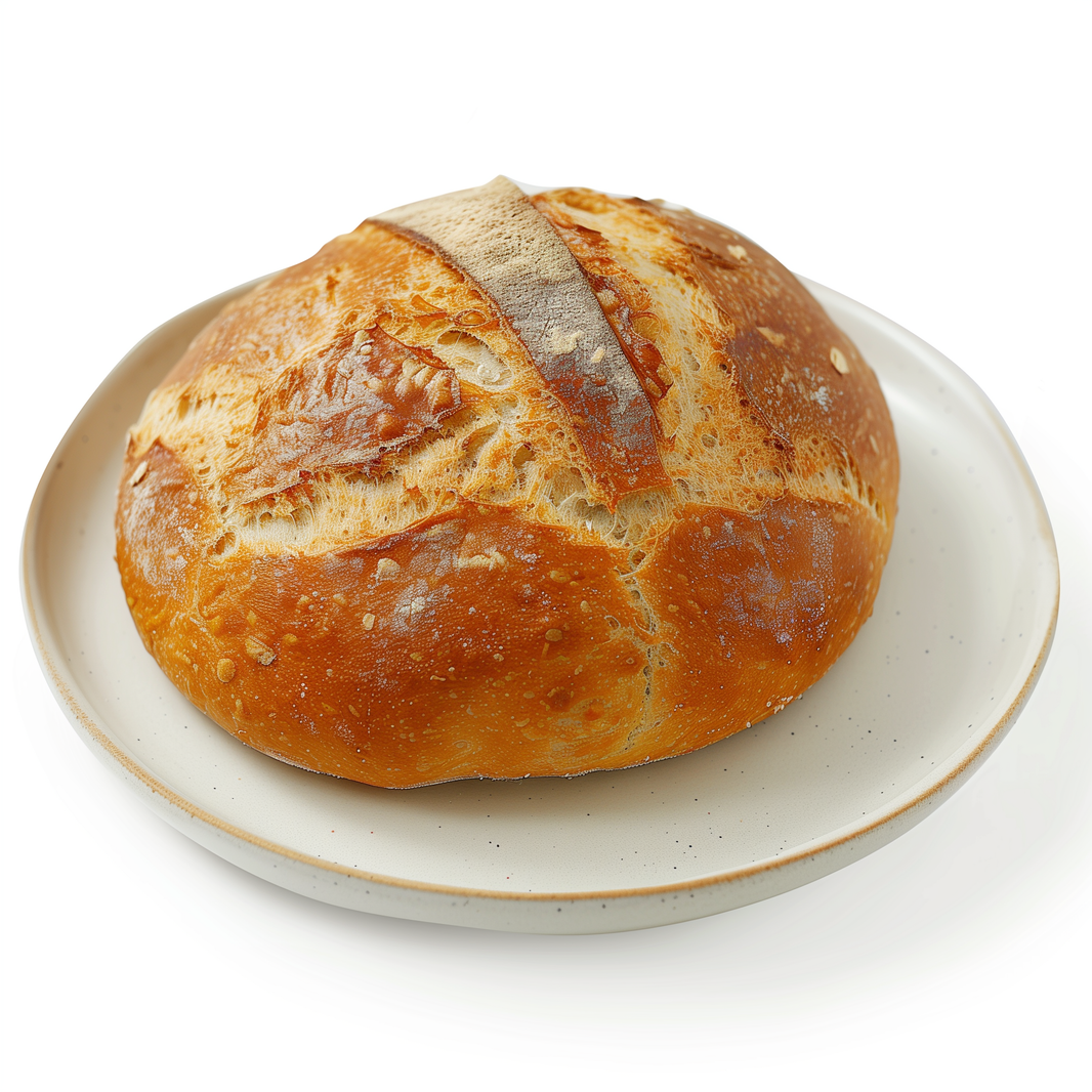 VEGAN YEAST-FREE Sourdough Boule (Oat-free)