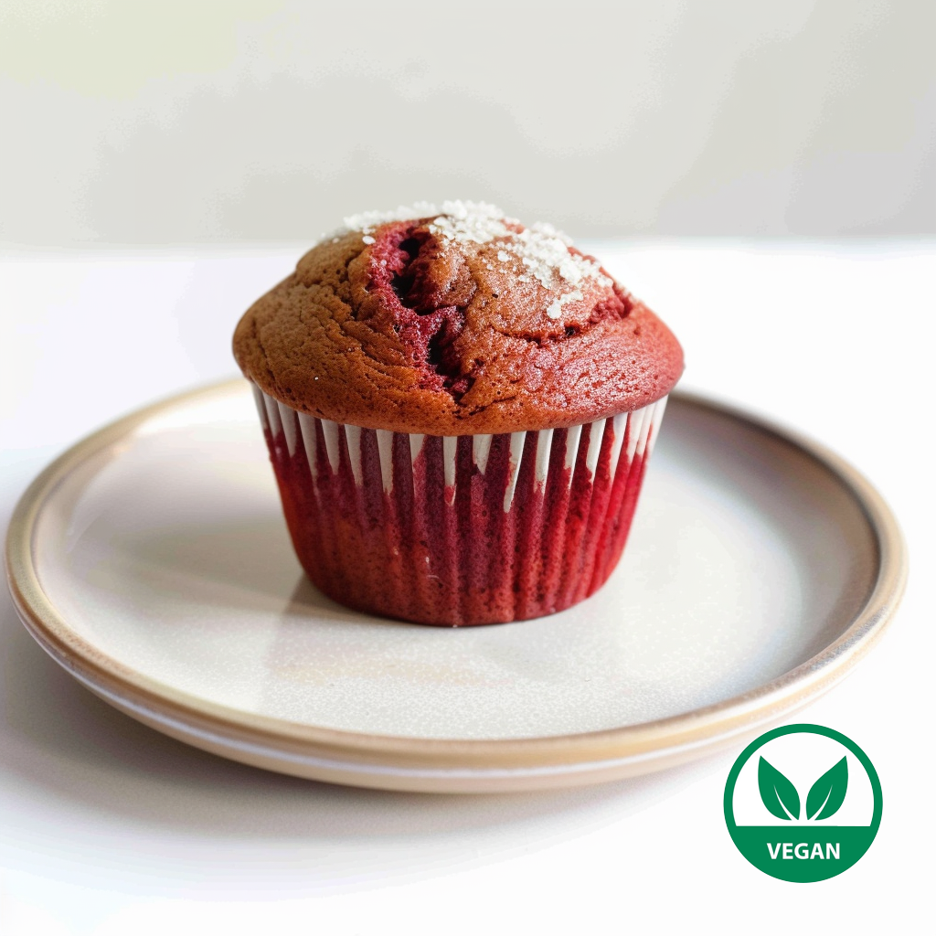 Vegan Red Velvet Muffin