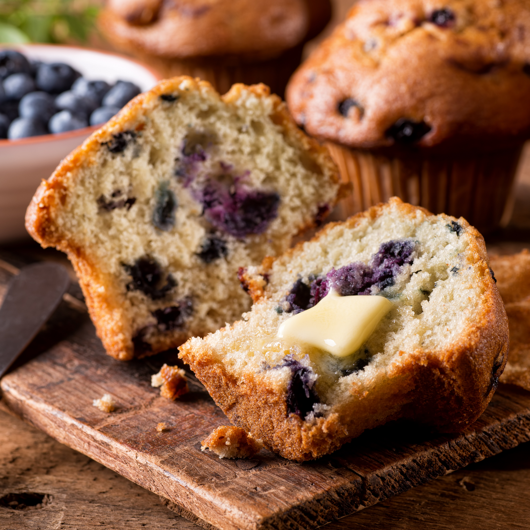 VEGAN Blueberry Muffin