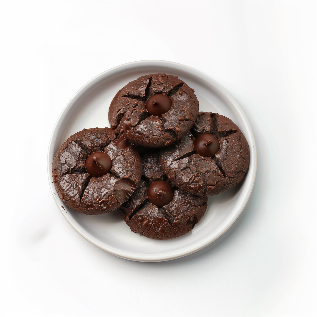 KETO VEGAN High-Protein Nut-Free 70% Dark Choco Cookie (Box of 4PC)