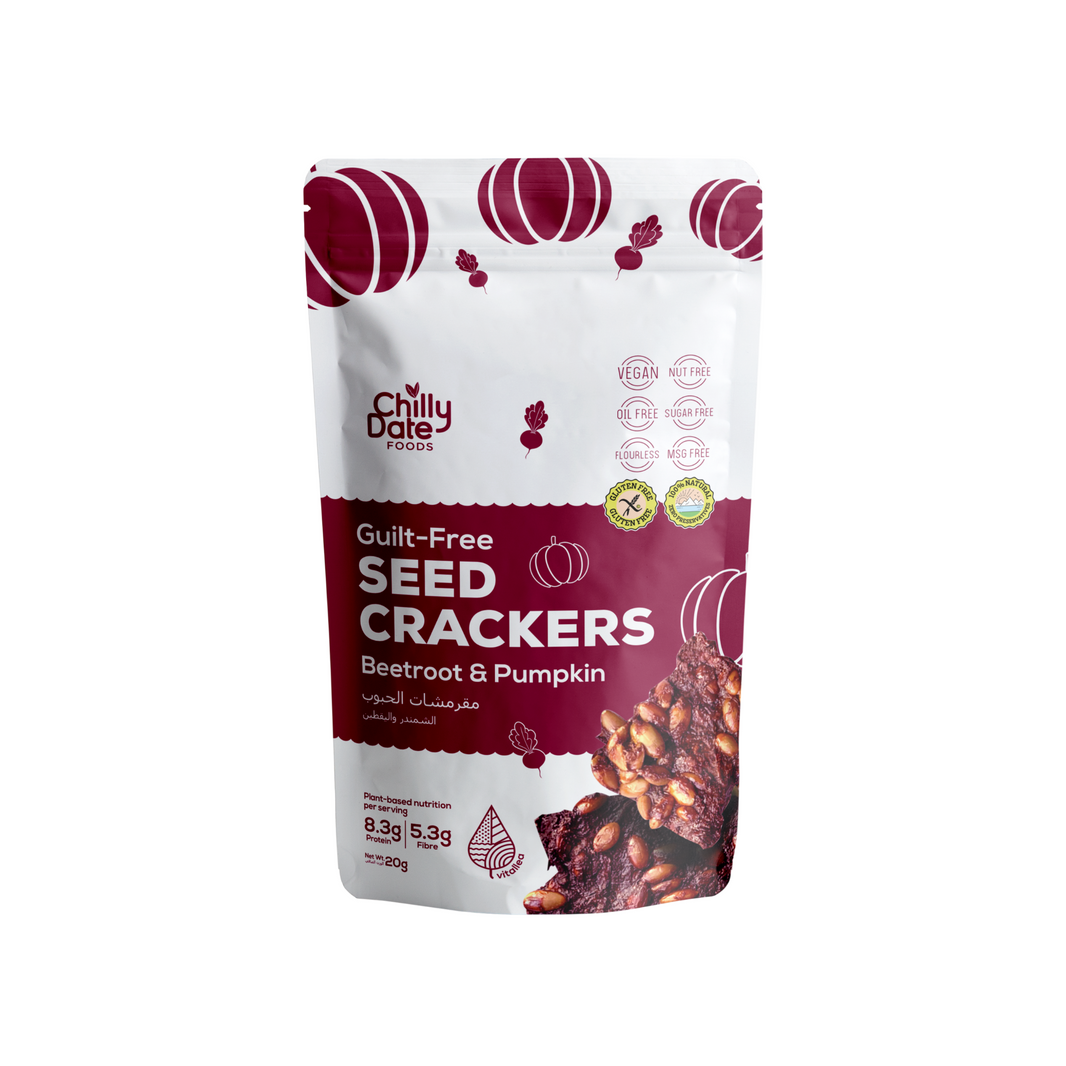 Pumpkin Seeds & Beetroot Crackers
