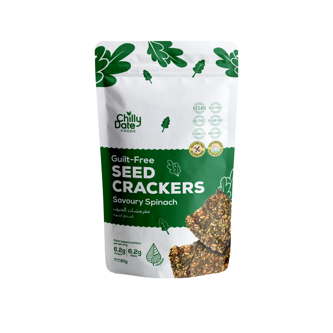 Savoury Spinach Crackers