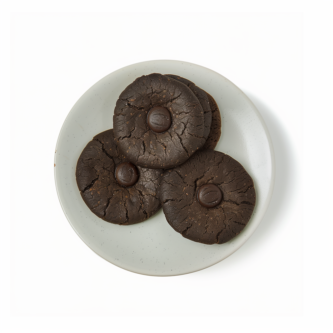 VEGAN 70% Dark Chocolate Cookie (Jar) - 8G*15PC