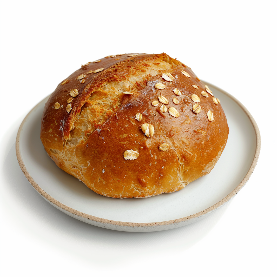 VEGAN YEAST-FREE Sourdough Oat Boule